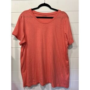 Eddie Bauer Tshirt‎ Women's Sx XXL Orange (peach)